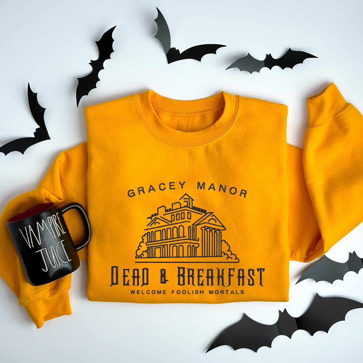 Gracey Manor "Dead & Breakfast" Sweater