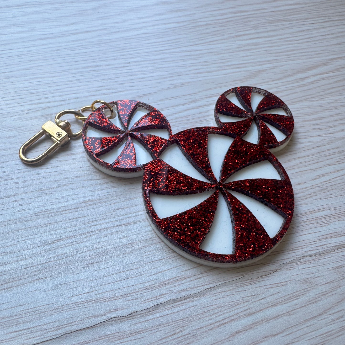 Mickey Peppermint Bag Charm/Keychain