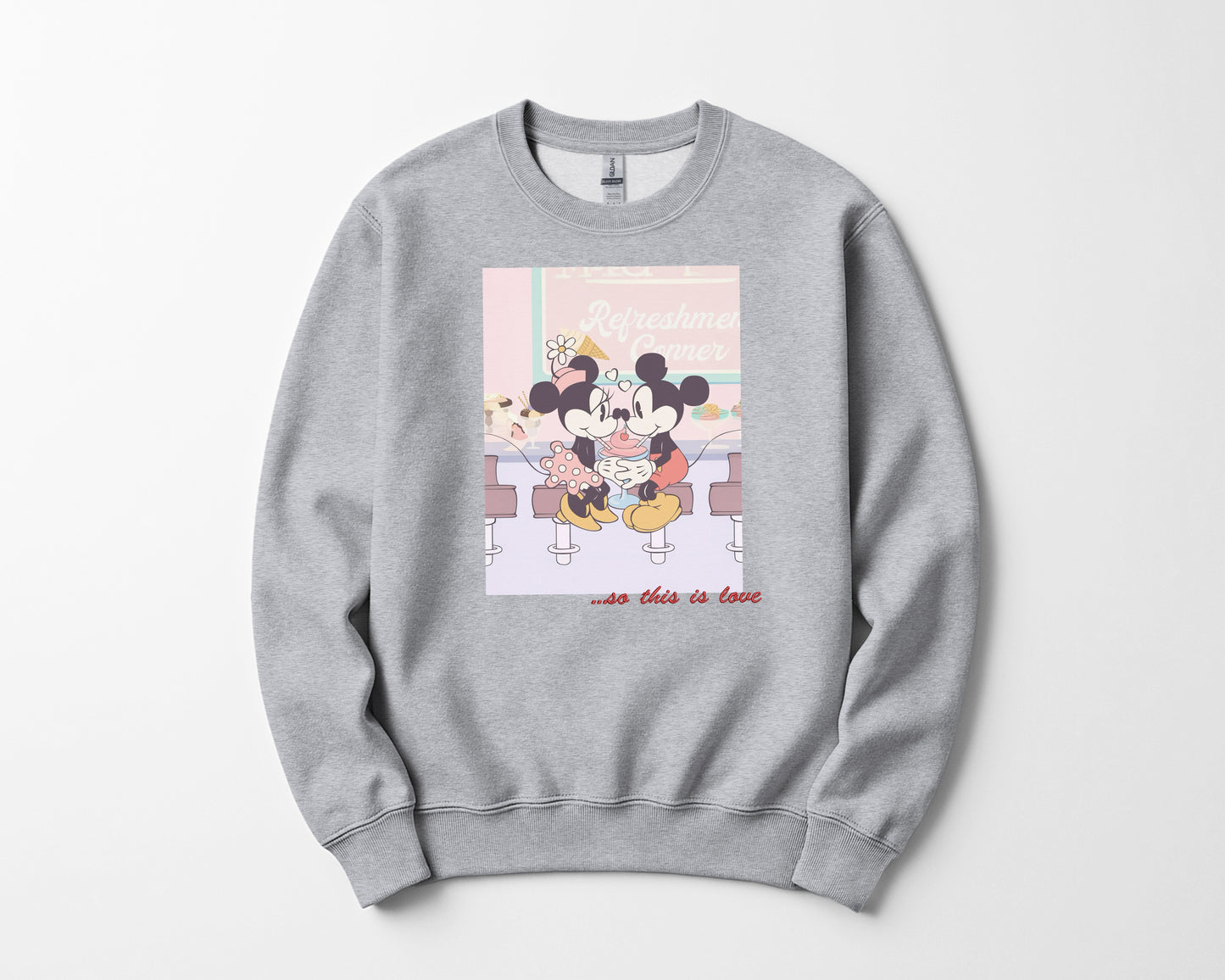 So This Is Love Sweatshirt (Printed + Embroidered)