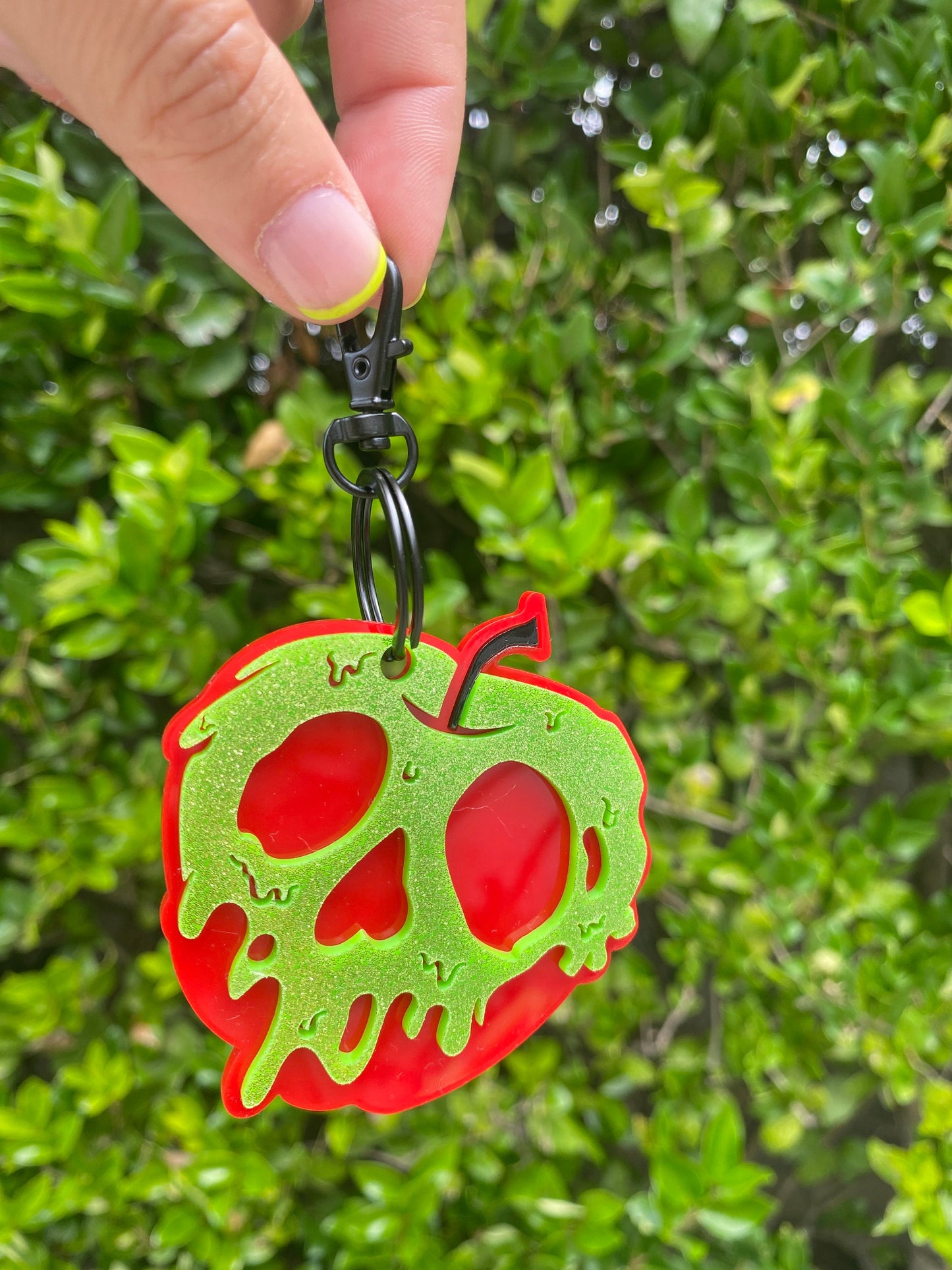 Poison Apple Bag Charm/Keychain
