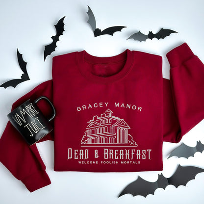 Gracey Manor "Dead & Breakfast" Sweater