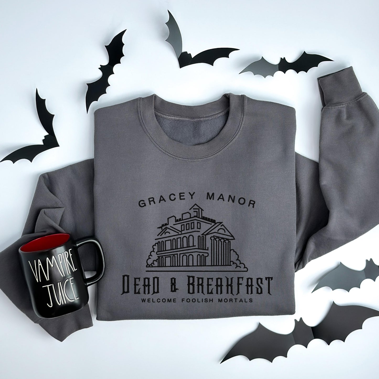 Gracey Manor "Dead & Breakfast" Sweater