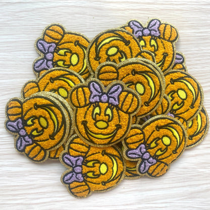 Minnie Chenille Pumpkin Patch