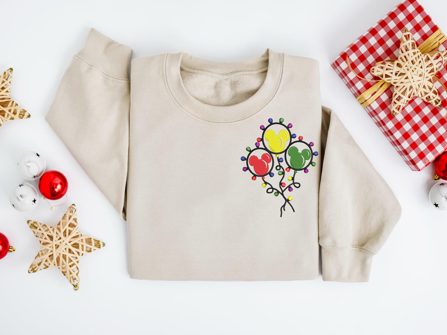 Mickey Balloon Christmas Sweater