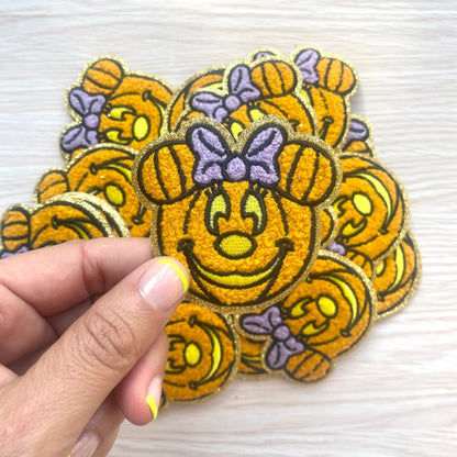 Minnie Chenille Pumpkin Patch