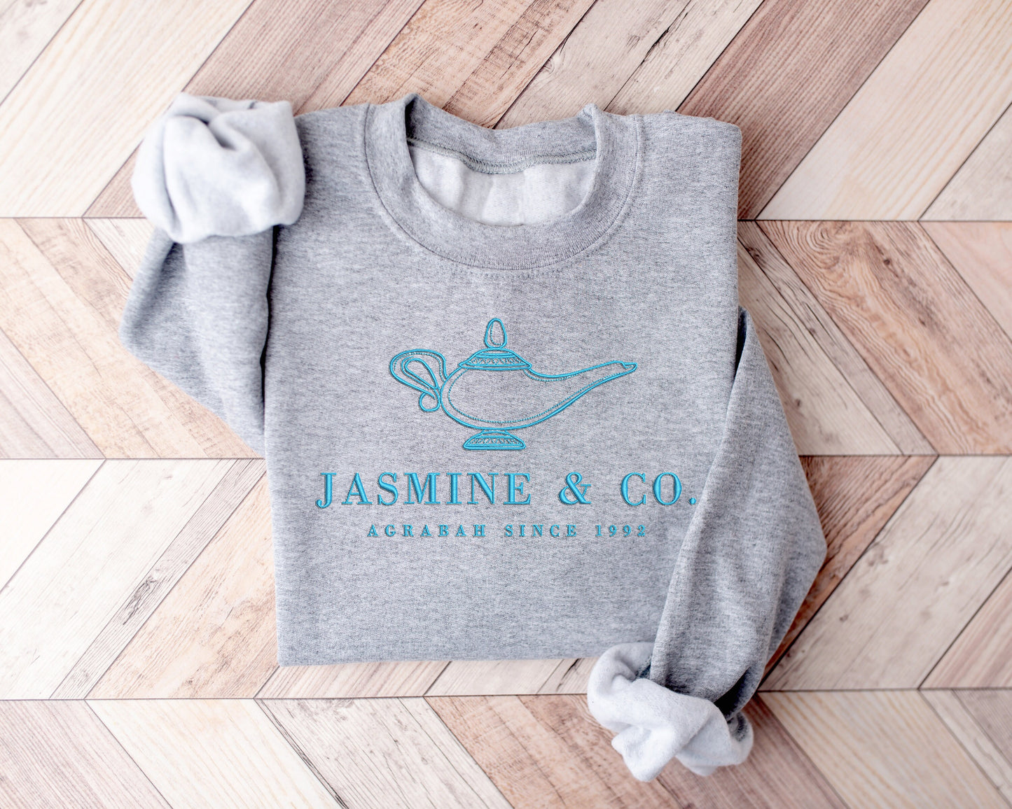 Agrabah University Collegiate Sweatshirt – Minimalist Princess-Inspired Crewneck