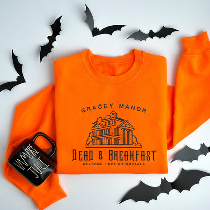 Gracey Manor "Dead & Breakfast" Sweater