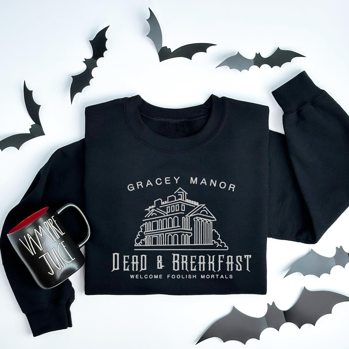 Gracey Manor "Dead & Breakfast" Sweater