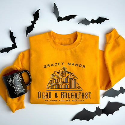 Gracey Manor "Dead & Breakfast" Sweater