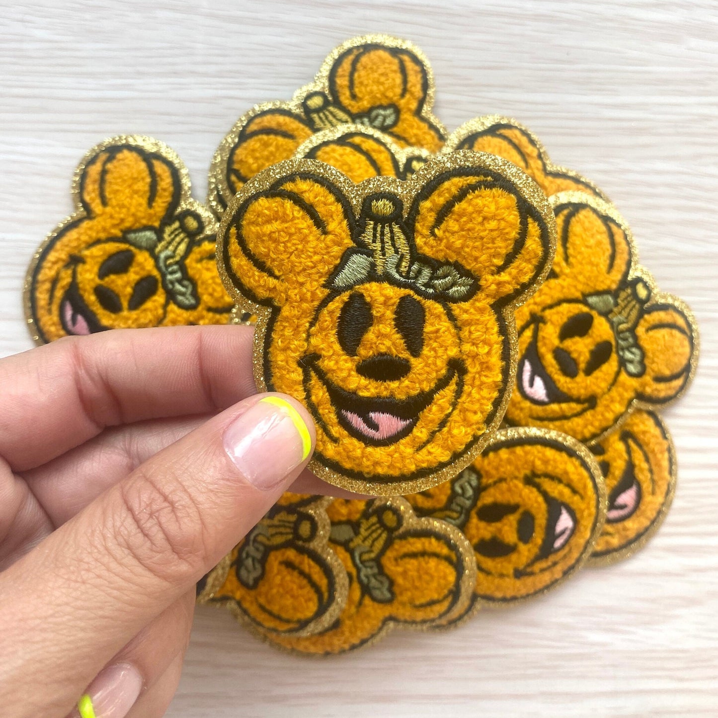 Mickey Chenille Pumpkin Patch
