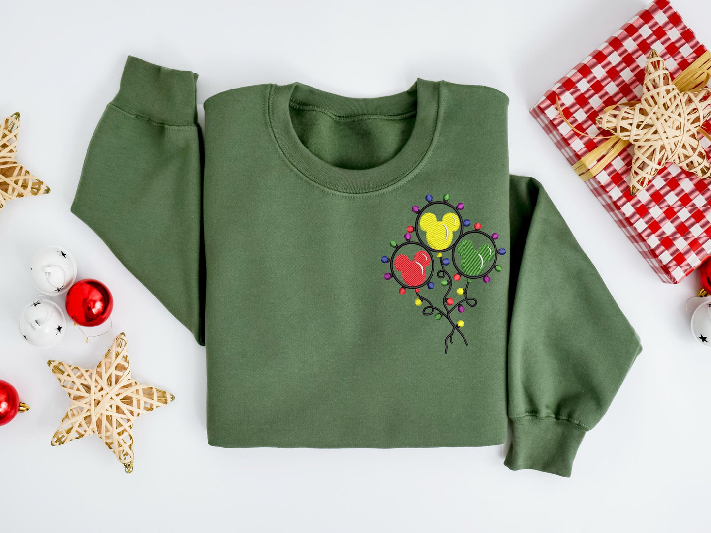 Mickey Balloon Christmas Sweater