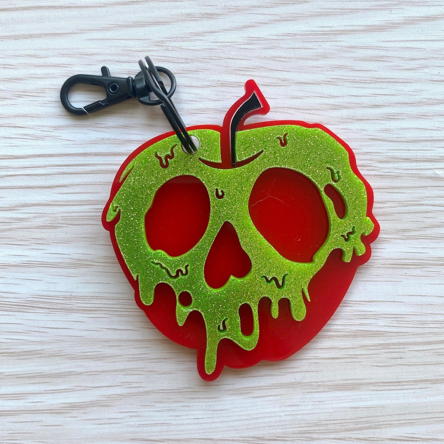 Poison Apple Bag Charm/Keychain