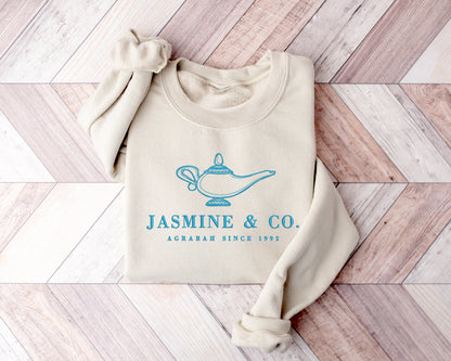 Agrabah University Collegiate Sweatshirt – Minimalist Princess-Inspired Crewneck