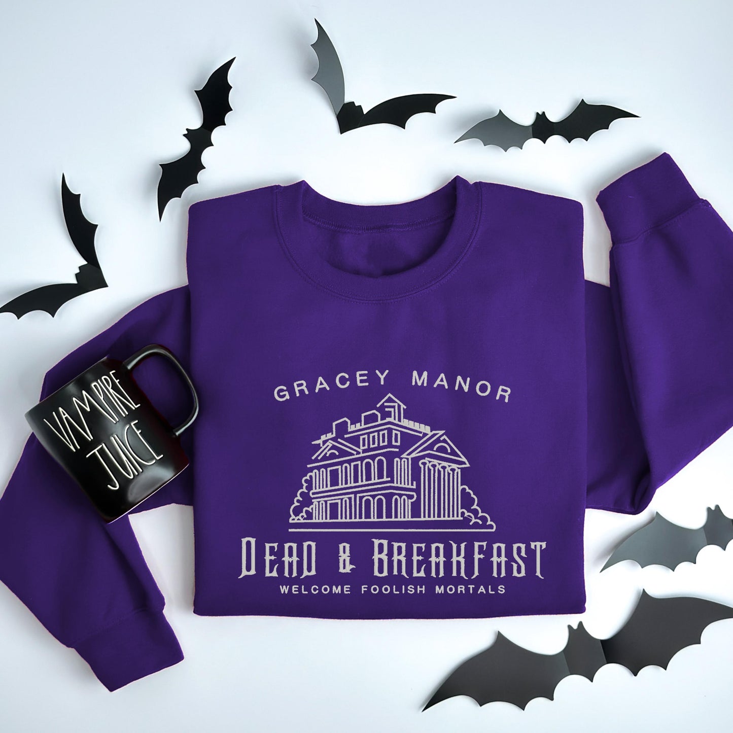 Gracey Manor "Dead & Breakfast" Sweater