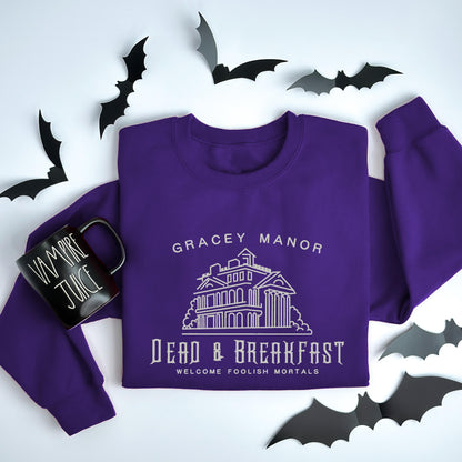 Gracey Manor "Dead & Breakfast" Sweater