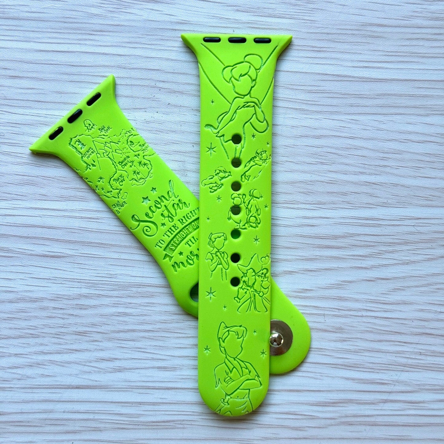 Princess-Inspired Tinker Bell “Second Star to the Right” Watchband