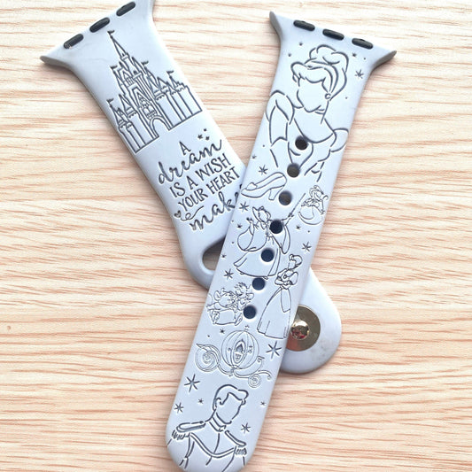 Princess-Inspired Cinderella Watchband – “A Dream Is a Wish”