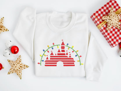 Holiday Castle Lights Sweater