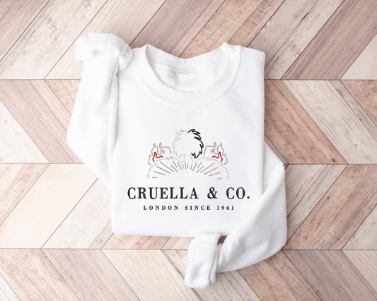 Cruella and Co Villain Sweatshirt