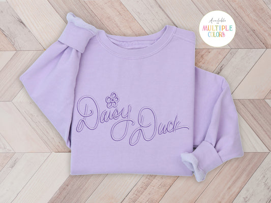 Daisy Duck Autograph Monotone Sweatshirt