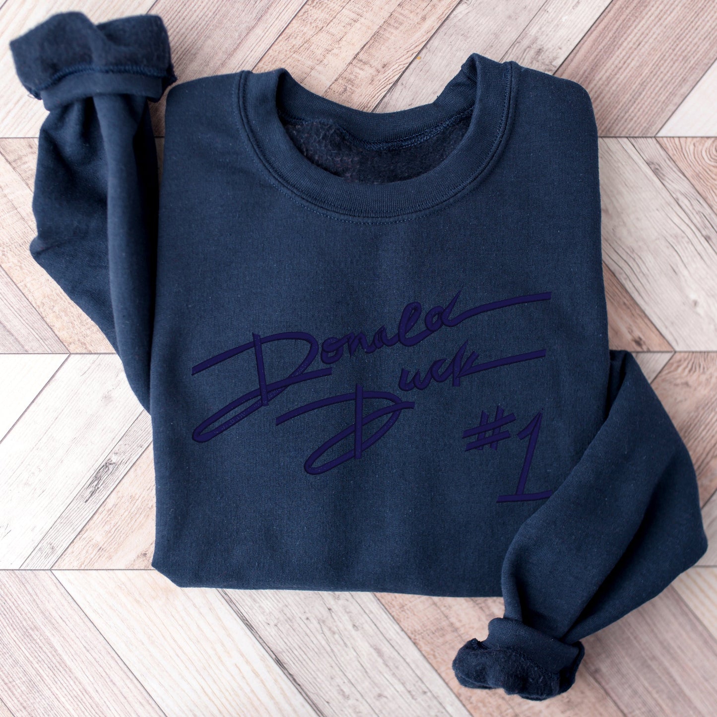 Donald Duck Autograph Monotone Sweatshirt