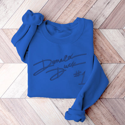 Donald Duck Autograph Monotone Sweatshirt