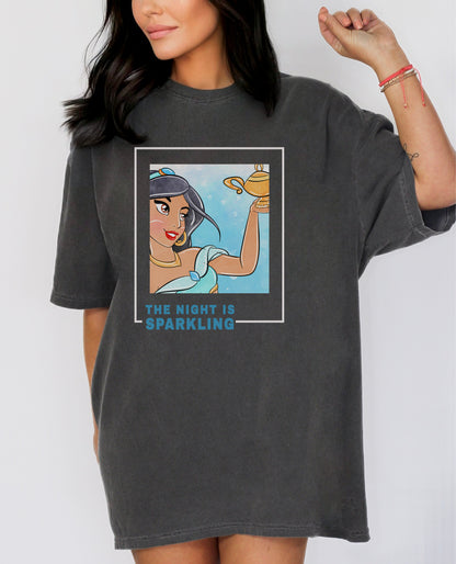 The Night Is Sparkling Princess Jasmine-Inspired T-Shirt