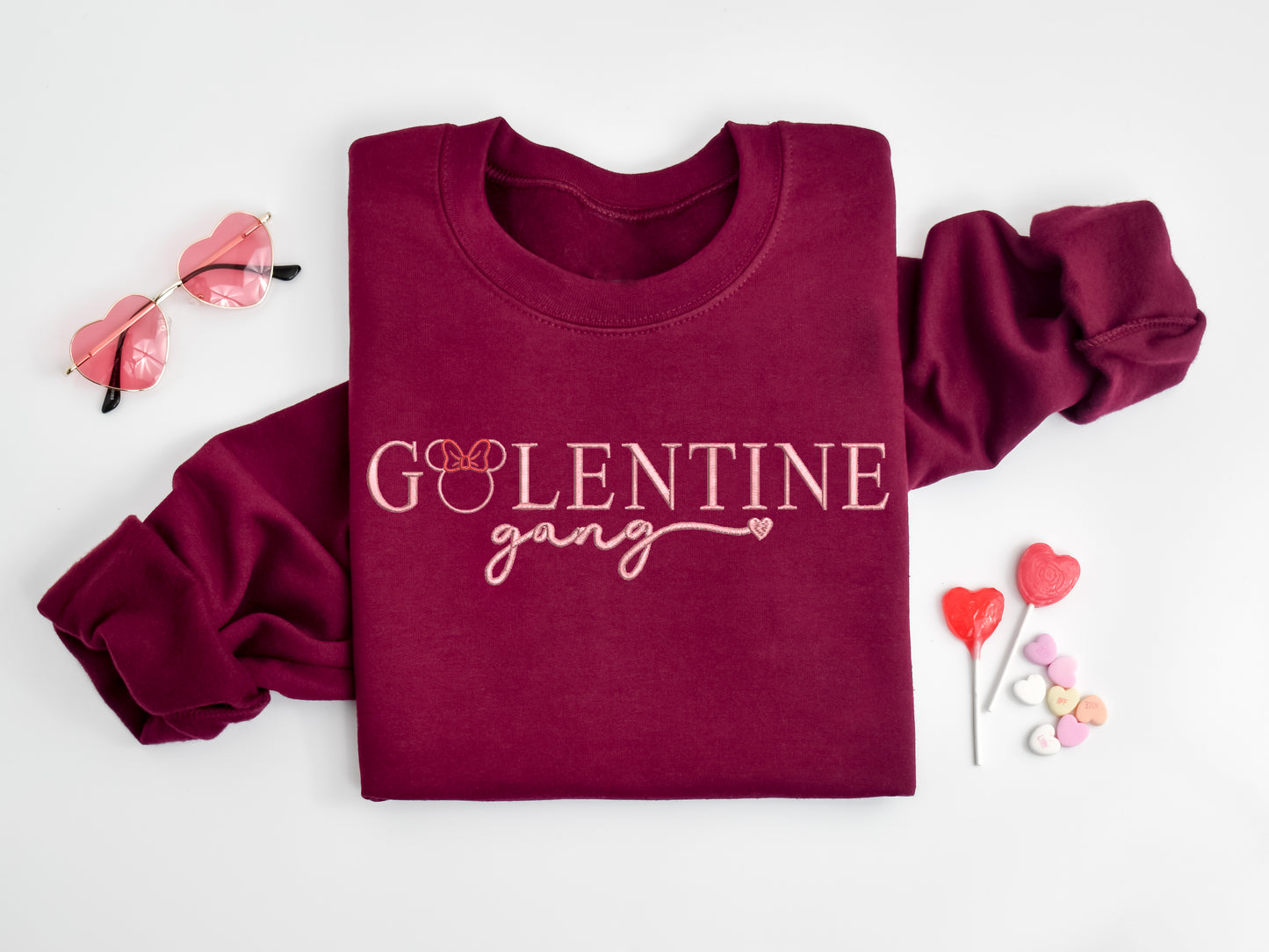Mickey Galentine Gang Crewneck