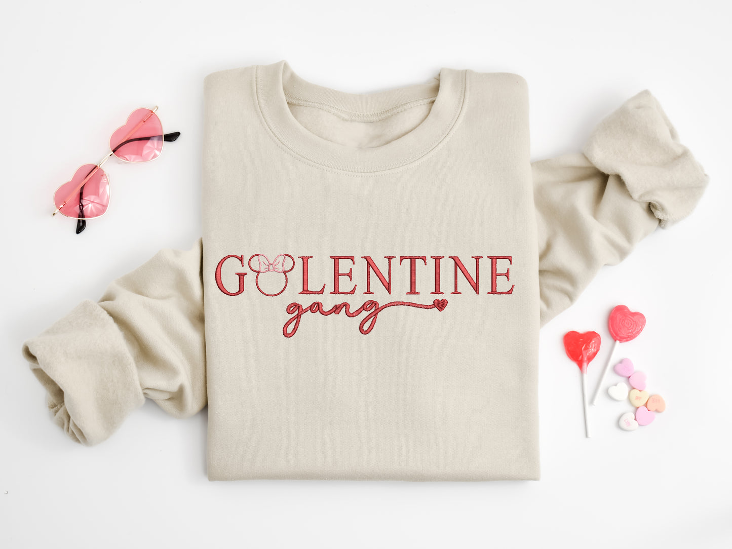 Mickey Galentine Gang Crewneck