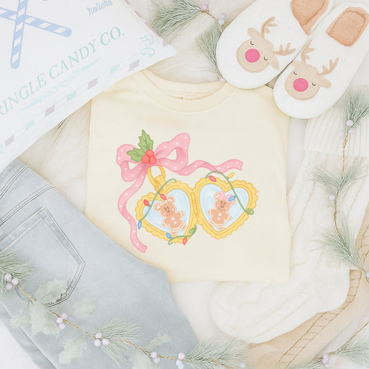 Mickey and Minnie Gingerbread Locket Tee