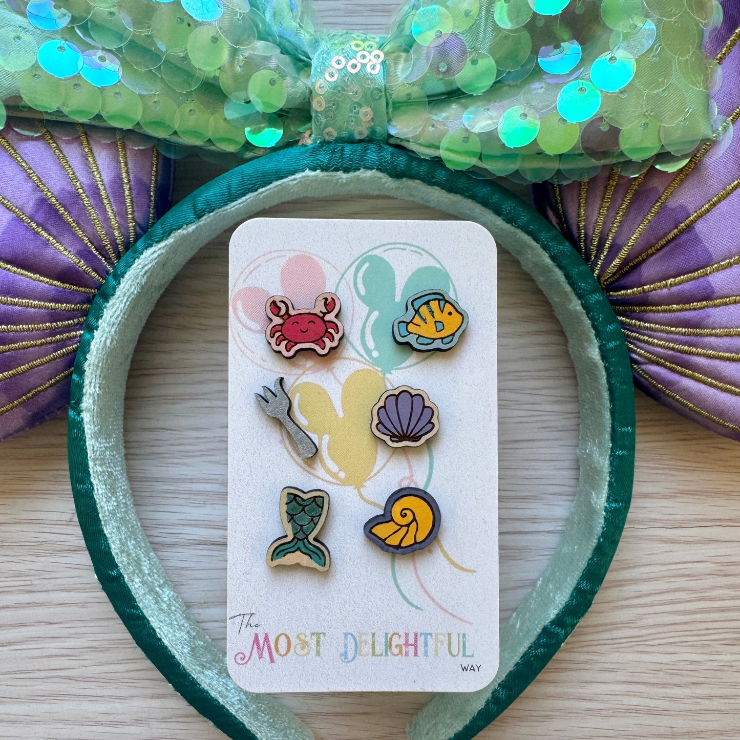 Under the Sea Little mermaid Inspired Earring Set