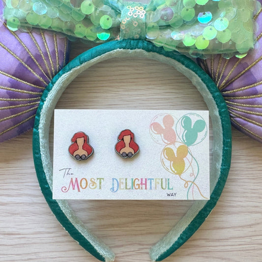 Ariel Little mermaid Inspired Earrings