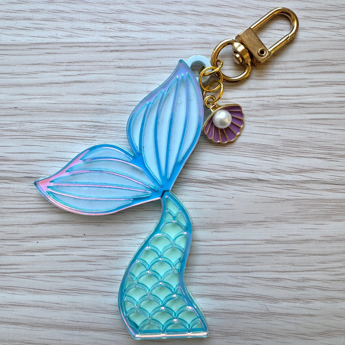 Under the Sea Mermaid Tail Bag Charm