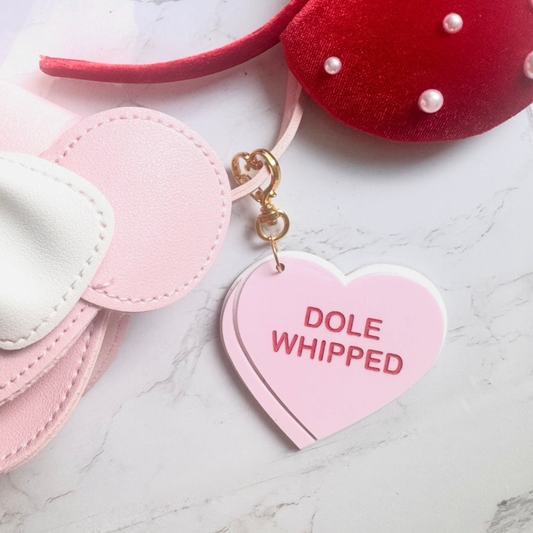 Dole Whipped Candy Heart Bag Charm