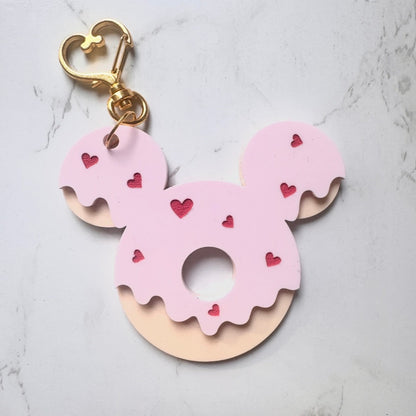 Sweetheart Mickey Donut Bag Charm