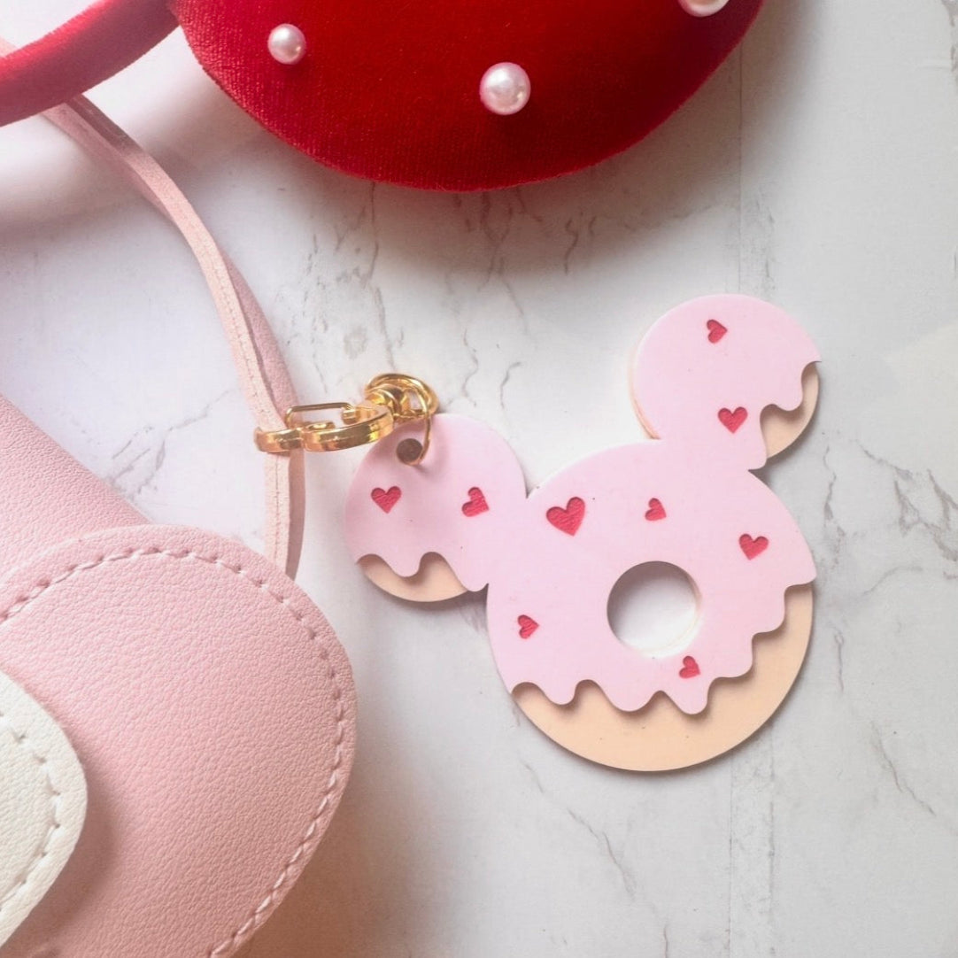 Sweetheart Mickey Donut Bag Charm