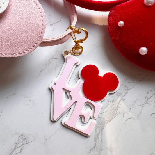 Love Mouse Bag Charm