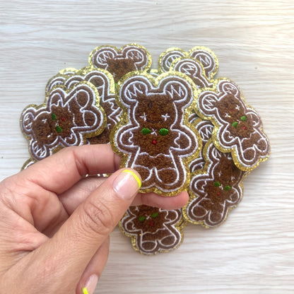Mickey Chenille Gingerbread Patch