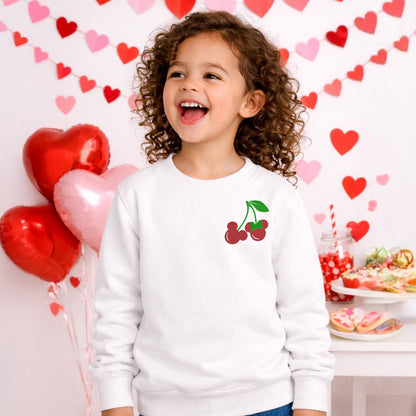 Youth Valentine Cherries Crewneck