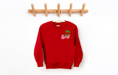 Youth Valentine Cherries Crewneck