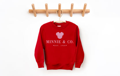 Youth Minnie and Co. Valentine Sweater