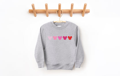Valentine Ombre Youth Crewneck