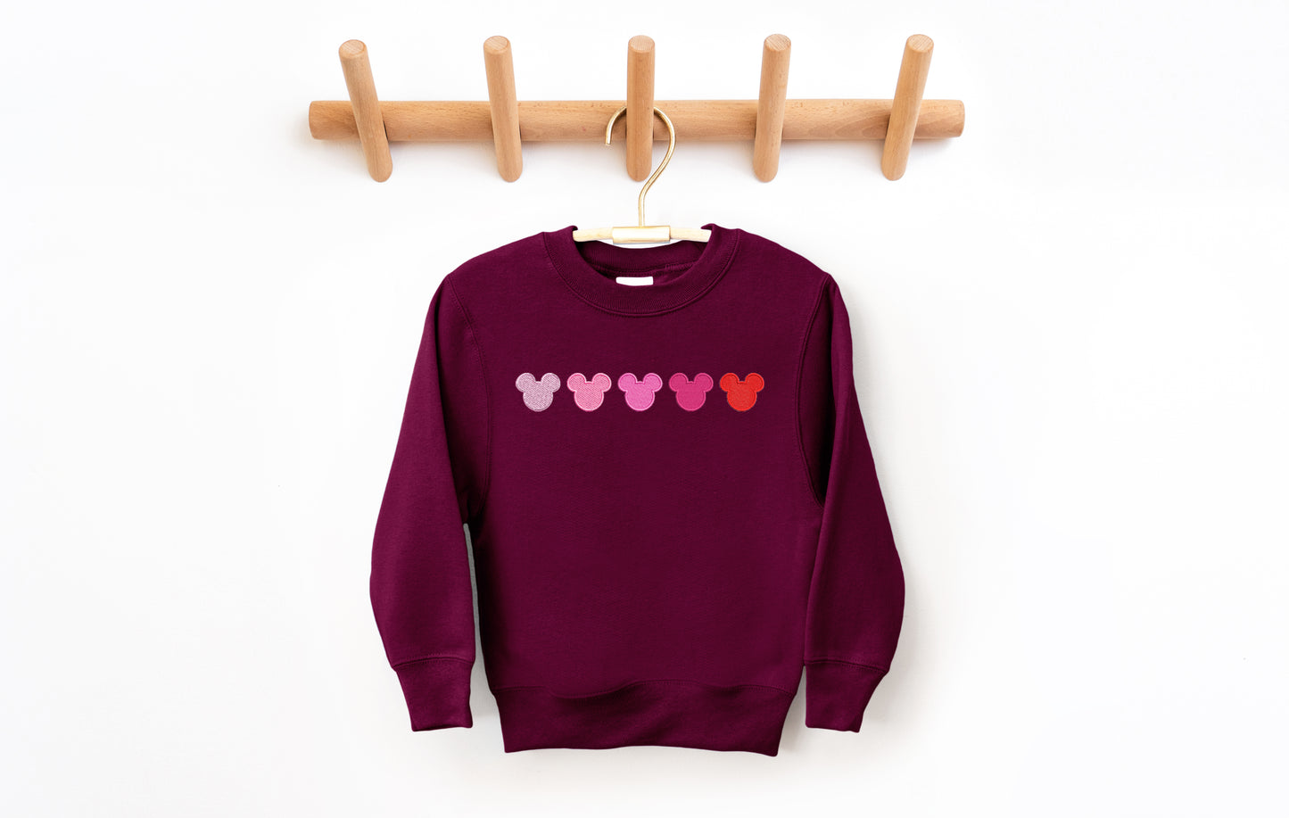Valentine Ombre Youth Crewneck