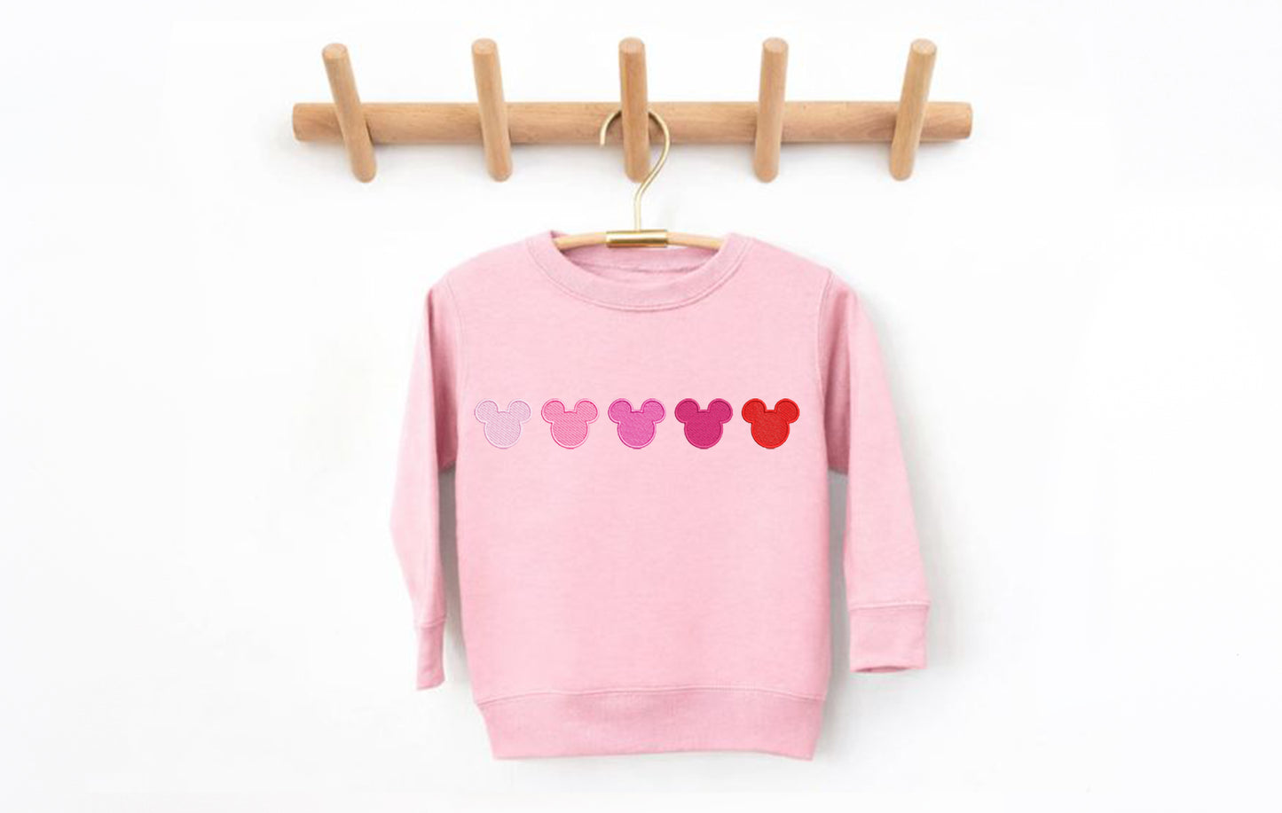 Valentine Ombre Youth Crewneck