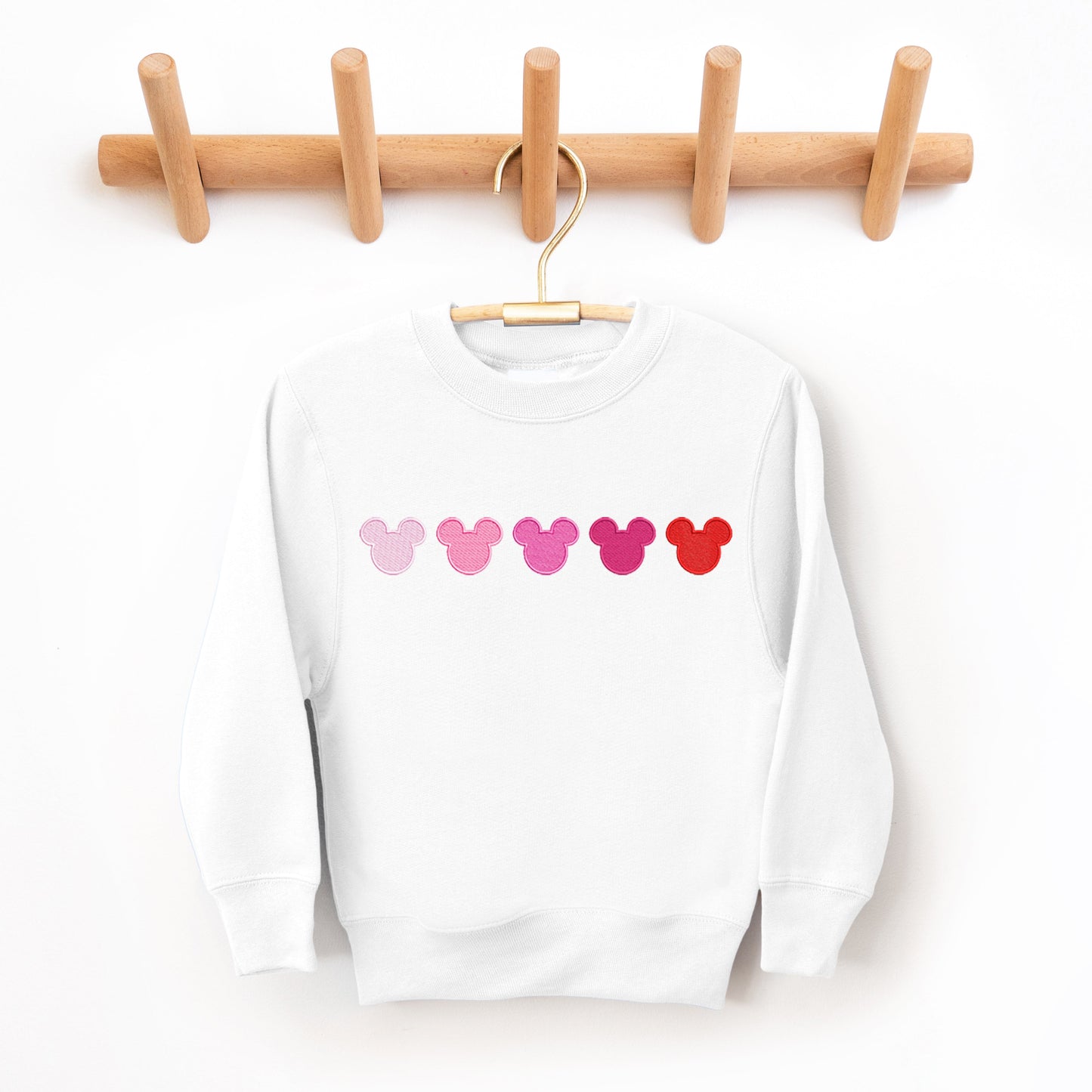 Valentine Ombre Youth Crewneck