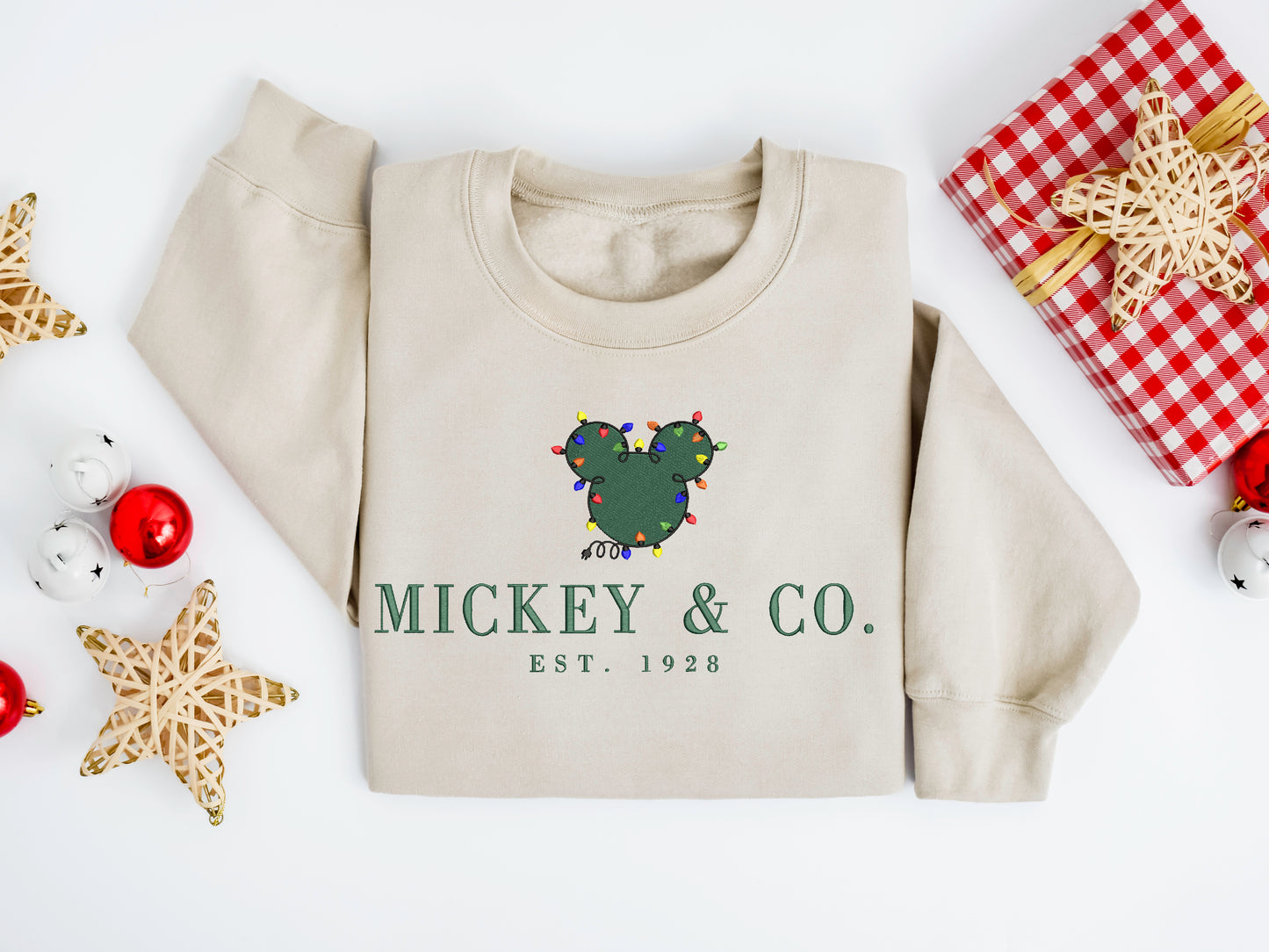 Mickey & Co. Holiday Lights Sweater