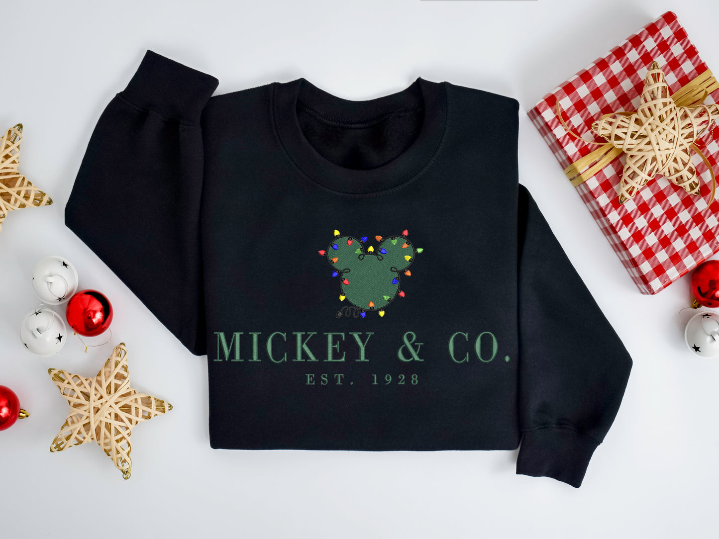 Mickey & Co. Holiday Lights Sweater