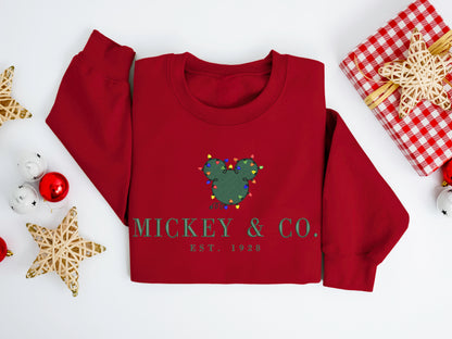 Mickey & Co. Holiday Lights Sweater