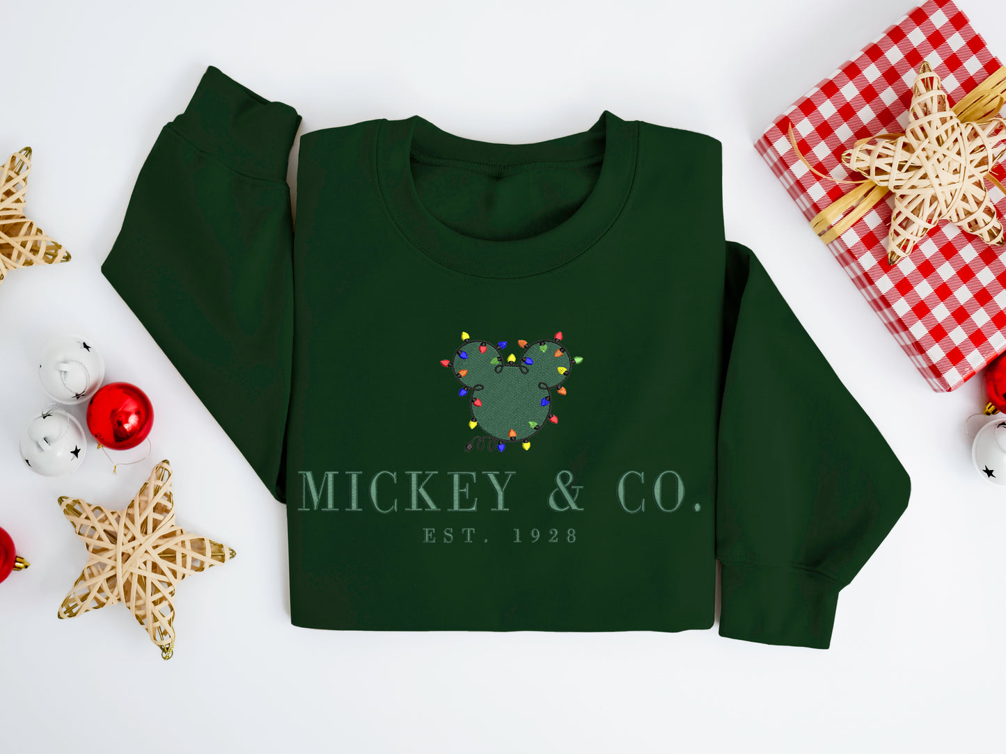 Mickey & Co. Holiday Lights Sweater
