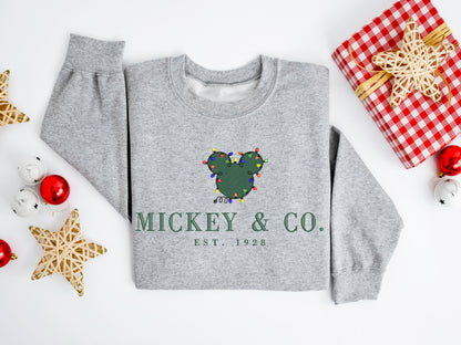 Mickey & Co. Holiday Lights Sweater